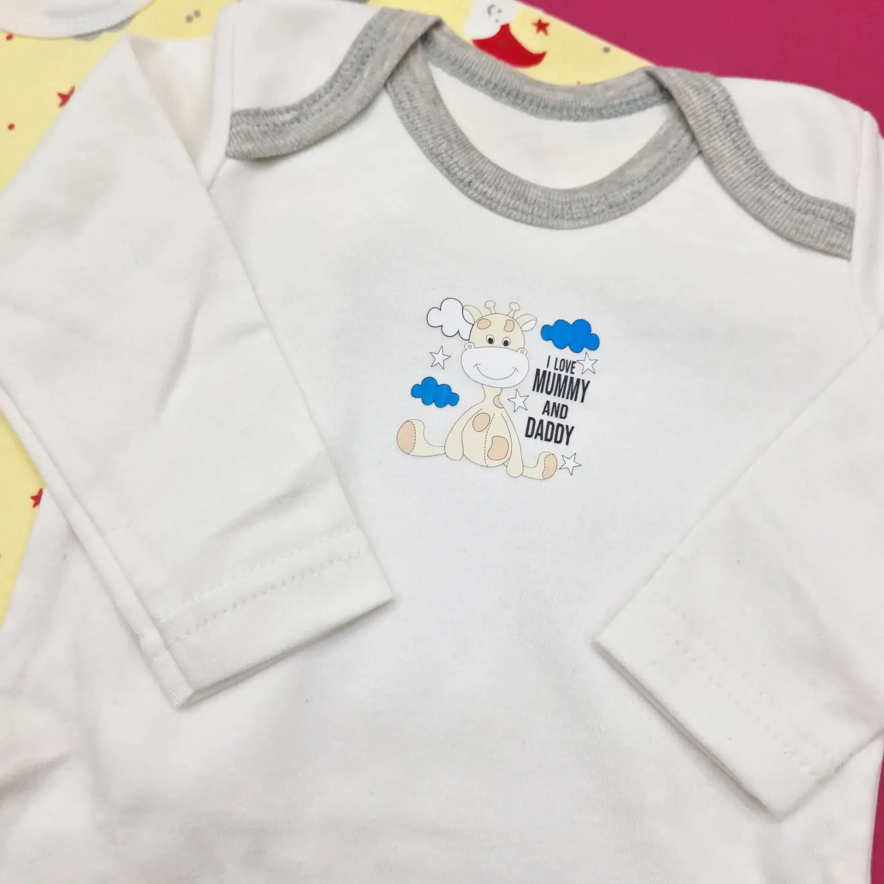 Pack of 3 Short Body Long Sleeves Bodysuits - Image 4