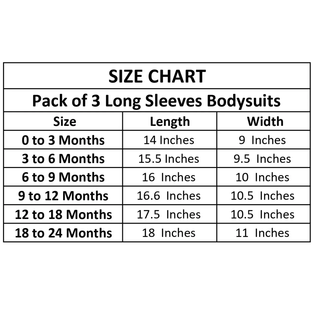 Pack of 3 Short Body Long Sleeves Bodysuits - Image 8