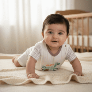 Imported Horse Print Cotton Summer Romper – Soft Breathable