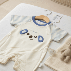 Imported Koala Print Cotton Summer Romper