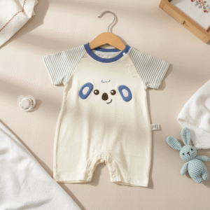 Imported Koala Print Cotton Summer Romper